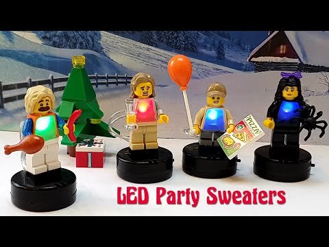 Lego Minifig LED Party Sweaters