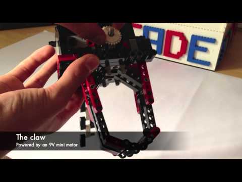 Lego claw machine - The mechanism