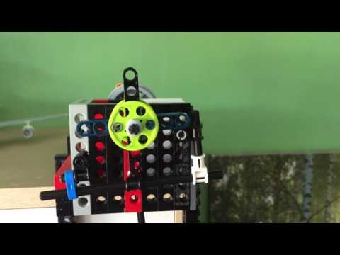 Lego clock escapement