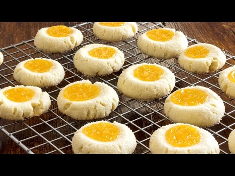 Lemon Curd Thumbprint Cookies Recipe | HappyFoods