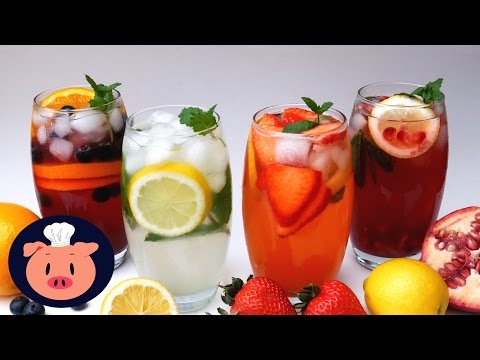 Lemonade 4 Ways - Classic - Strawberry (Pink) - Blueberry &amp;amp; Orange - Pomegranate  - Treat Factory