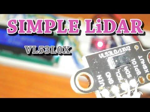 LiDAR | Simple Distance Measurement Using Arduino and VL53L0X | Print on LCD and serial monitor