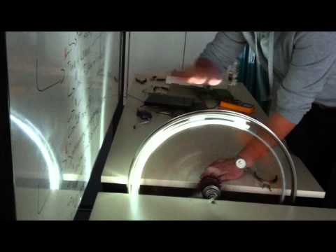 Light Emitting Wheel Diodes - Prototype - Second Test - Bike LEDs