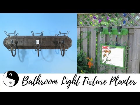 Light Fixture Planter | Birdz of a Feather