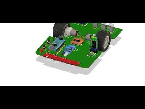 Line Follower Bot Model | Meshmerize | Techfest-2020 | FUSION 360