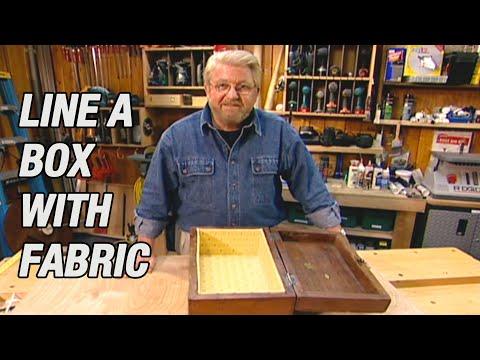 Line a Box with Fabric