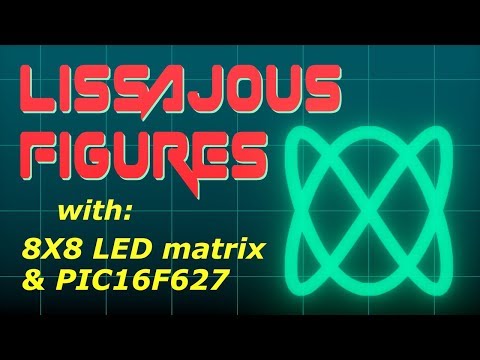 Lissajous Figures on 8X8 LED matrix