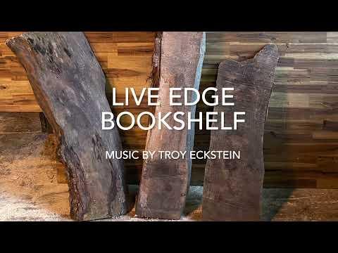 Live Edge Bookshelf Build