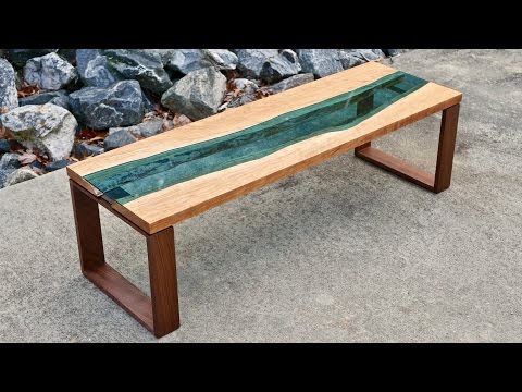 Live Edge River Coffee Table | How To Build - Woodworking