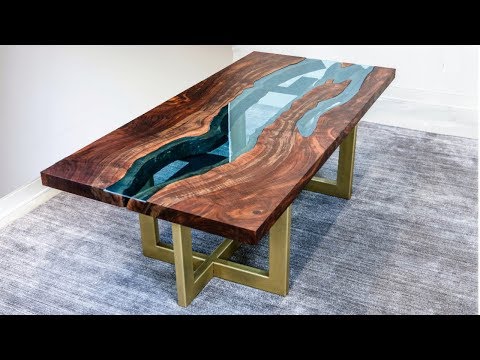 Live Edge River Table | Woodworking How-To