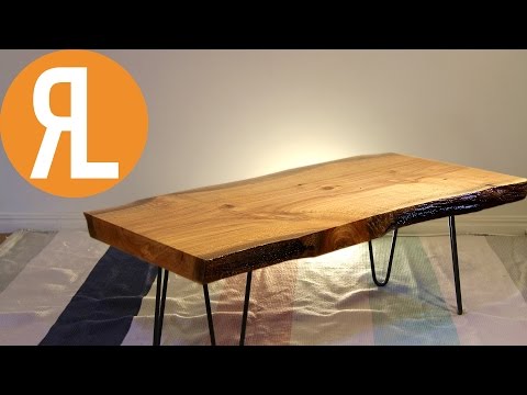 Live Edge Table | How A Tree Became A Coffee Table