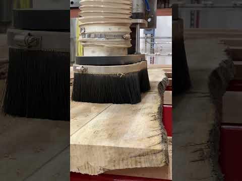 Live edge slab surfacing