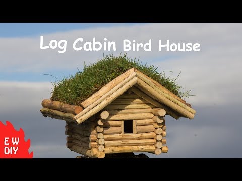 Log Cabin Bird House