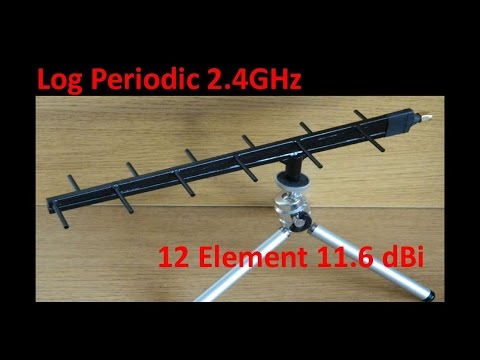 Log Periodic 2 4GHz 11 6dBi