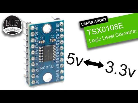 Logic Level Converters - Learn &amp;amp; Example Project - TXS0108E