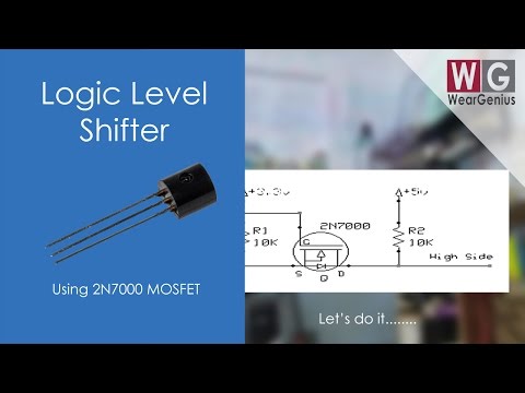 Logic Level Shifter using 2N7000 | Electronics