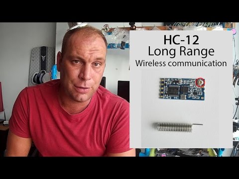 Long range, 1.8km,  Arduino to Arduino wireless communication with the HC-12