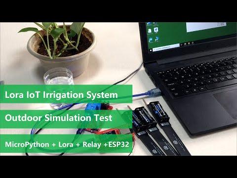 Lora IoT Irrigation System - Outdoor Simulation Test