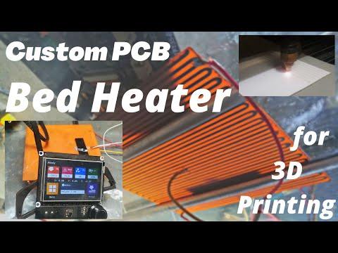 Low Cost PCB Bed Heater for 3D Printing (No toner transfer/No paint burning)