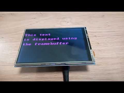 Low-level text and graphics on TFT SPI screen