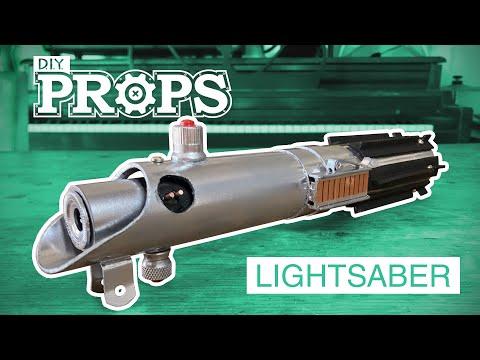 Luke Skywalker's LIGHTSABER Made From Junk | DIY Props