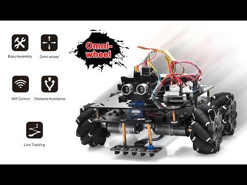 M2.0 Metal Mecanum Wheel Robotic Lesson1: Robot car assembly