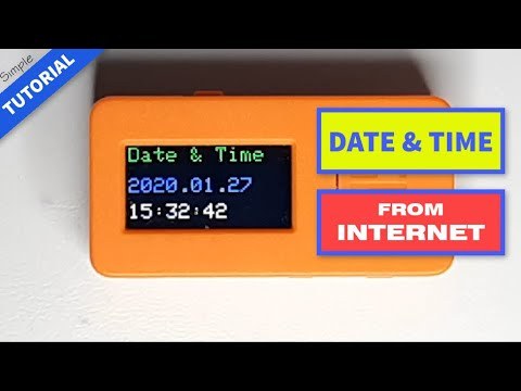 M5Stack StickC Get Time and Date from Internet - Tutorial