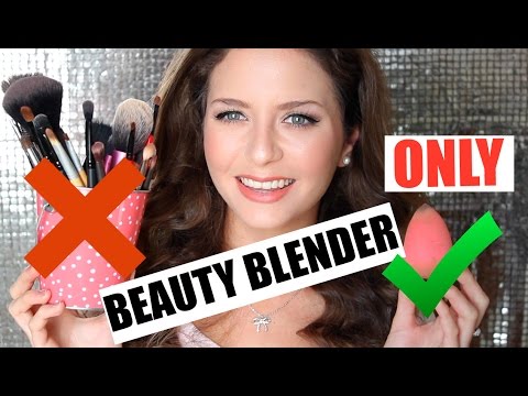 MAKEUP USING ONLY A BEAUTY BLENDER!