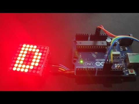 MAX7219 8x8 LED MATRIX ASSEMBLY AND TESTING using ARDUINO