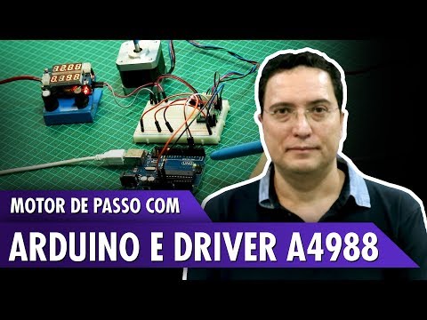 MOTOR DE PASSO COM ARDUINO E DRIVER A4988