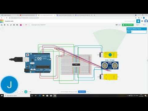 MY SECOND ROBOTIC SIMULATION (OBSTACLE AVOIDANCE ROBOT CIRCUIT)