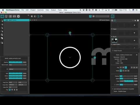 MadMapper Adding Animations