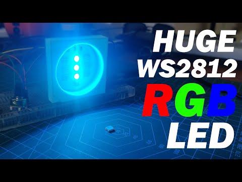 Made a Huge RGB LED WS2812