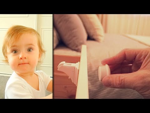 Magnetic Cabinet Locks for Baby Proofing [NO TOOLS NEEDED]