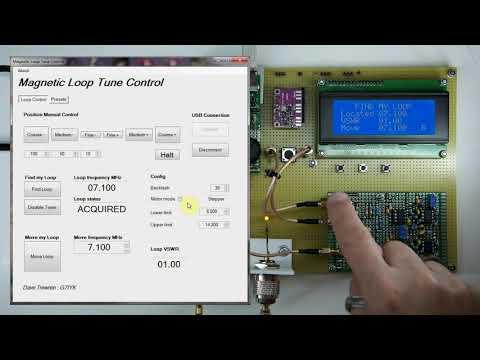 Magnetic Loop Tuner - Initial find loop demo