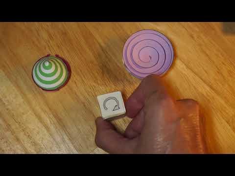 Magnetic Spinning Desk Toy Made From Recycled Materials and Paper