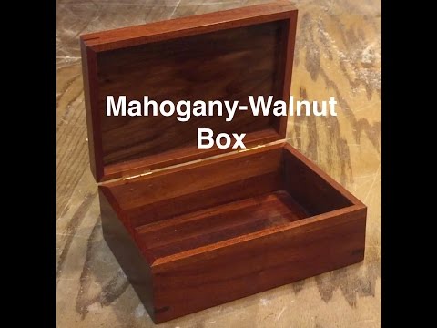 Mahogany - Walnut Box