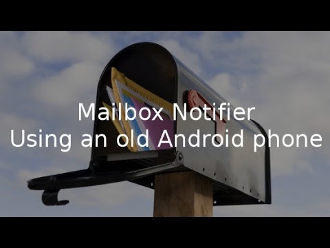 Mailbox notifier using a smartphone