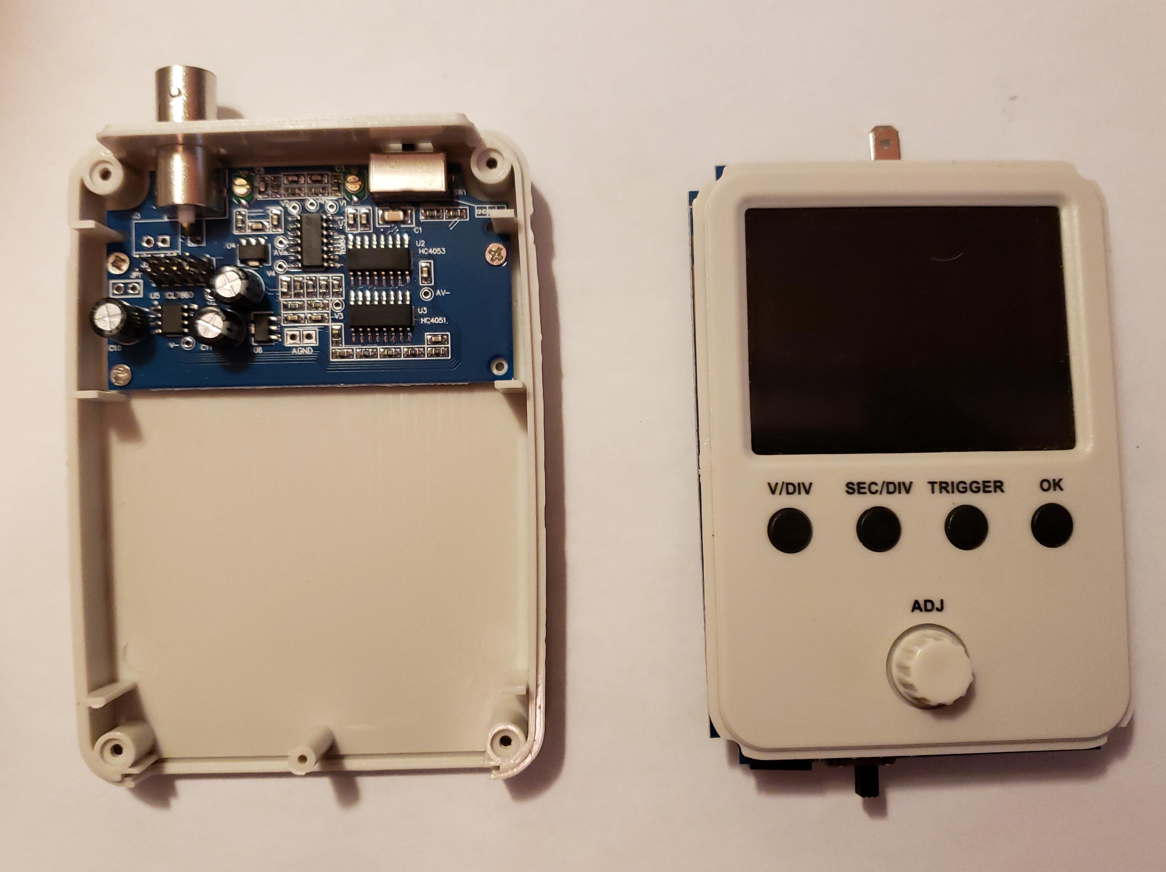 Main circuit board with screen separated from input circuit board.jpg