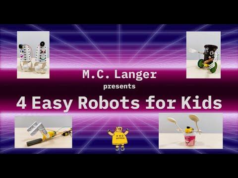 Make 4 Easy Robots with Simple Materials