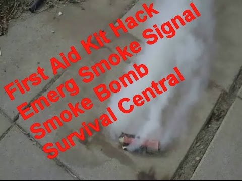 Make A Emerg Smoke Signal / Smoke Bomb First Aid Kit Hack Survival Central