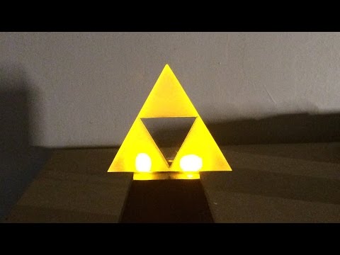 Make A Glowing L E D Triforce!