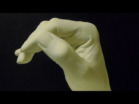 Make A Hand Life Cast Using Alginate &amp;amp; Plaster Of Paris