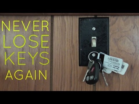 Make Any Light Switch The Perfect Key Holder- &amp;quot;Light Switch Hack&amp;quot;