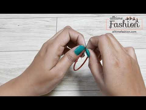 Make Beautiful DIY Earrings from Old Bangles | Jewelry Making Tutorial by AllTimeFashion