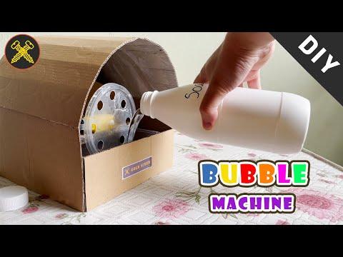 Make Bubble Machine For Kid From Cardboard