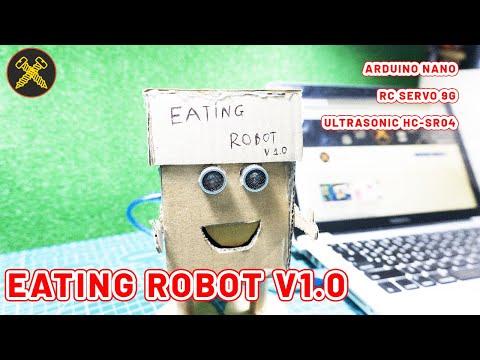 Make Eating Robot With Arduino Nano | Gold Screw