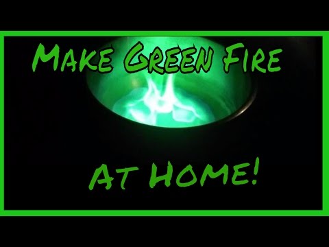 Make Green Fire at Home! (Holiday Special)