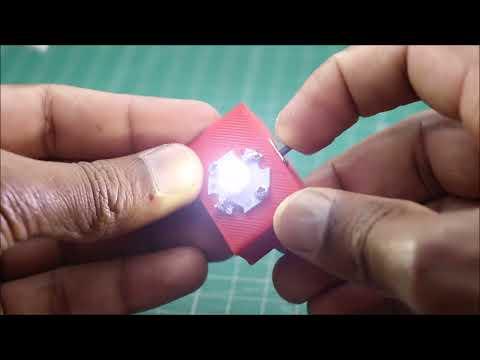 Make Mini Rechargeable Powerful LED light