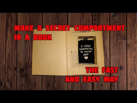 Make Secret Compartment In A Book | The Easy Way!